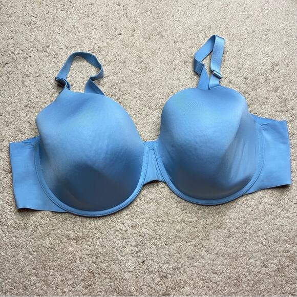 Soma Vanishing 360 Full Coverage Blue Bra Size 42D - Picture 1 of 3